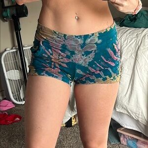 Colorful Tie-Dye Shorts